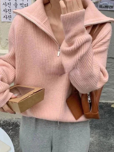 zipper sweater